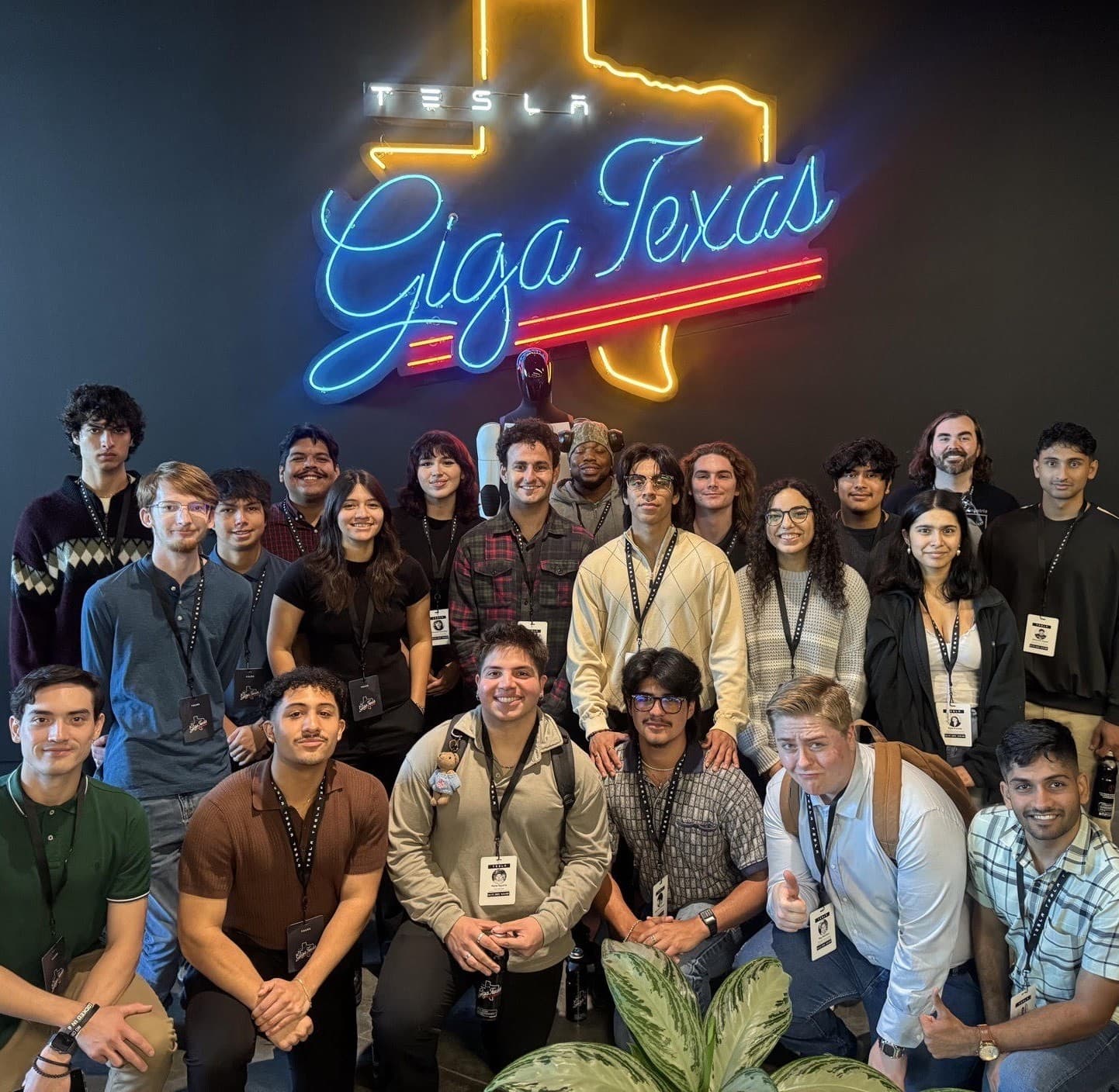 Tesla Gigafactory Tour Group Photo